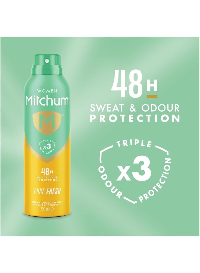 ميتشوم Mitchum Spray Pure Fresh 200Ml - Image 4