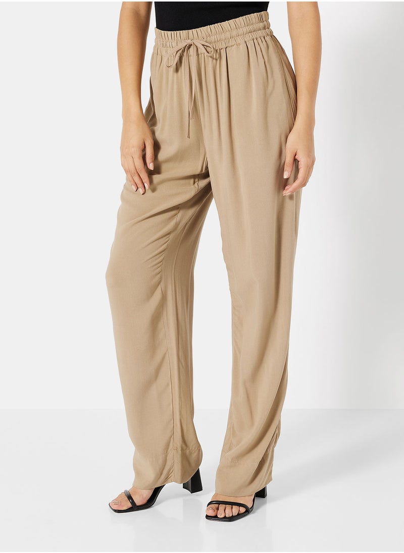 VERO MODA بنطال برباط ملائم ومريح  - Image 1