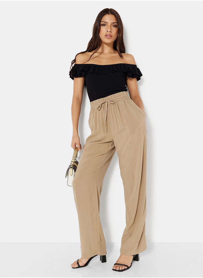 VERO MODA بنطال برباط ملائم ومريح  - Image 4