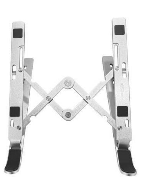 Laptop Stand with 7 Adjustable Levels – Ergonomic Design, Multifunctional for All Laptops, Silver – Sturdy, Foldable, Portable & Heat Dissipation, Perfect for Desk & Office Use