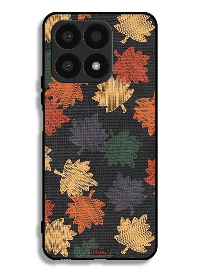 Tolwak Honor X8a Protective Case Cover Autumn Leaves Art - Image 1