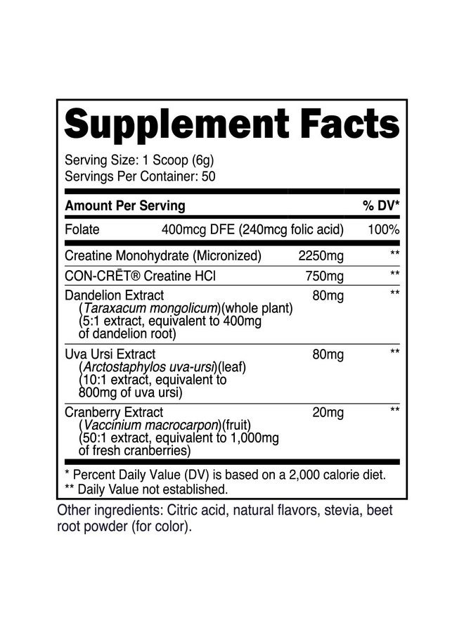 Nutricost Nutricost Creatine Monohydrate Powder for Women, Micronized, Strawberry Lemonade, 50 Servings - Vegetarian, Non-GMO, Gluten Free  - Image 2