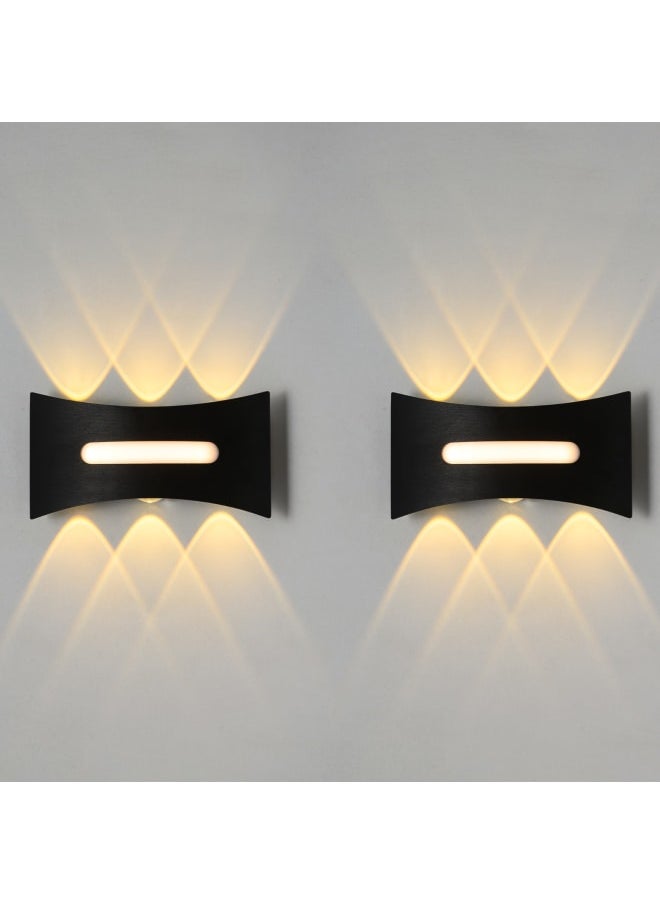 El Rawda Lighting - 2 Pcs Modern And Elegant High Quality Up Down For The Living Room Or Bedroom 8x18x5 cm - Image 1