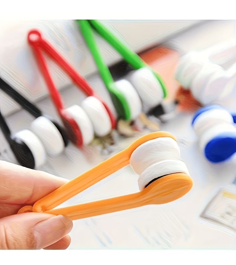 15 Pack Glasses Cleaning Brushes Portable Eyewear Wipe Cloth No Damage Lens Care Kit Home Office - Image 5