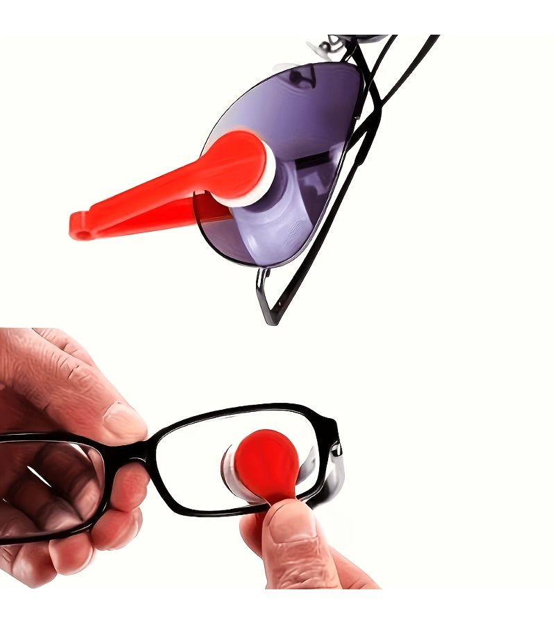 15 Pack Glasses Cleaning Brushes Portable Eyewear Wipe Cloth No Damage Lens Care Kit Home Office - Image 2
