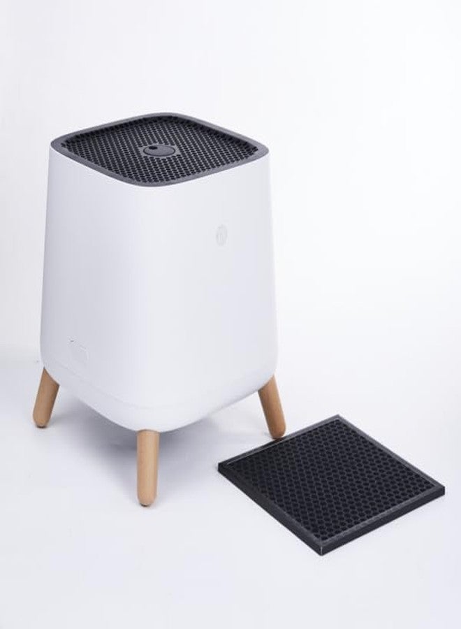 Smart Air (aka Smart Health) Sqair Genuine Replacement Carbon Filter (1 Pack) |Verified VOC & Odor Reduction| Activated Carbon Pellets for Smoke, Chemical Fumes & Pet Odors - Image 4