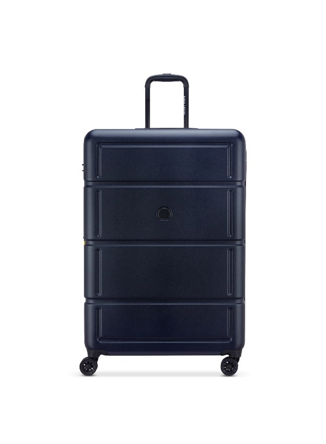 DELSEY Camelia 4-double wheel expandable trolley 82cm Navy Blue - Image 1