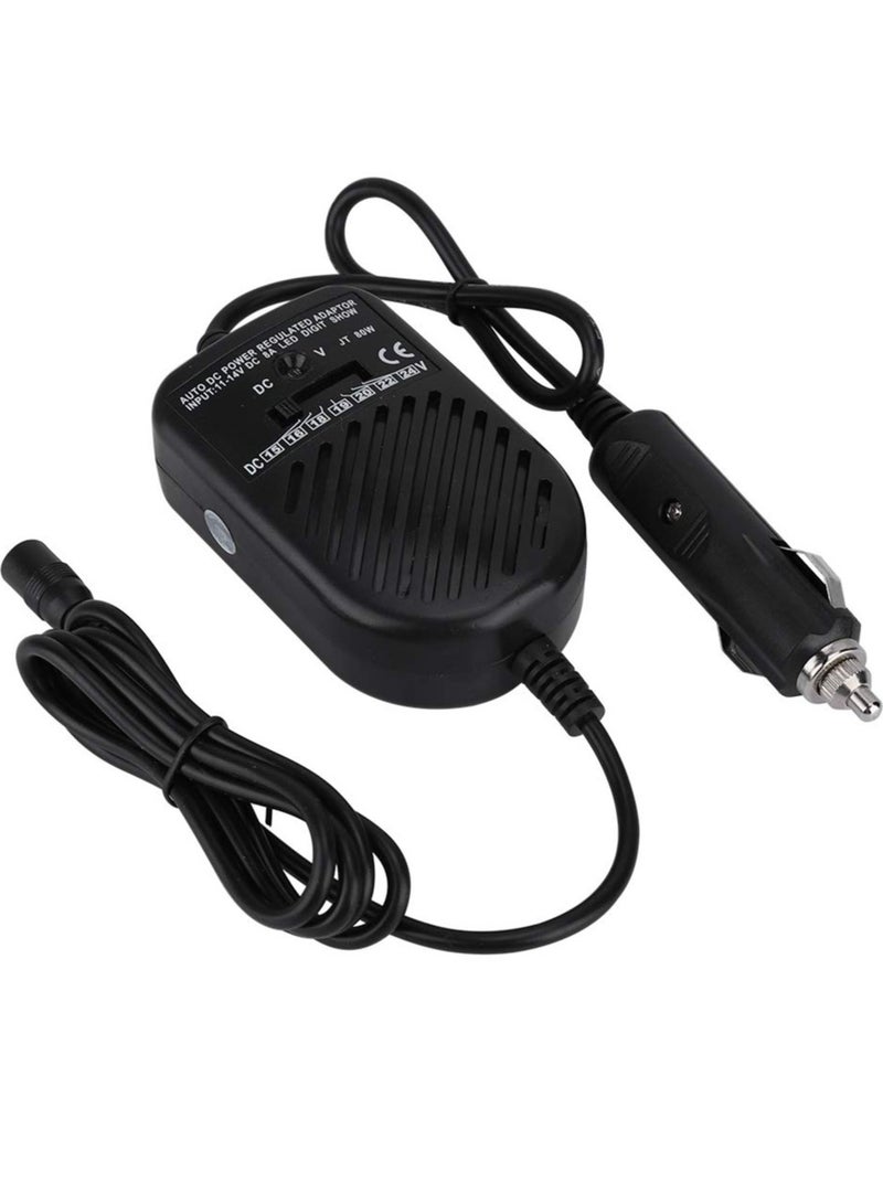 erorex Output Voltage Car Laptop Charger, 15-24V High Efficiency 80W Charger, for Laptop Notebook Home  - Image 5