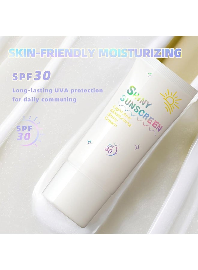 كيو آي بست برايمر لامع للوجه مع واقي من الشمس ، SPF 30 ، واقي من الشمس مرطب ، برايمر عزل طبيعي ومنعش وغير دهني - Image 3