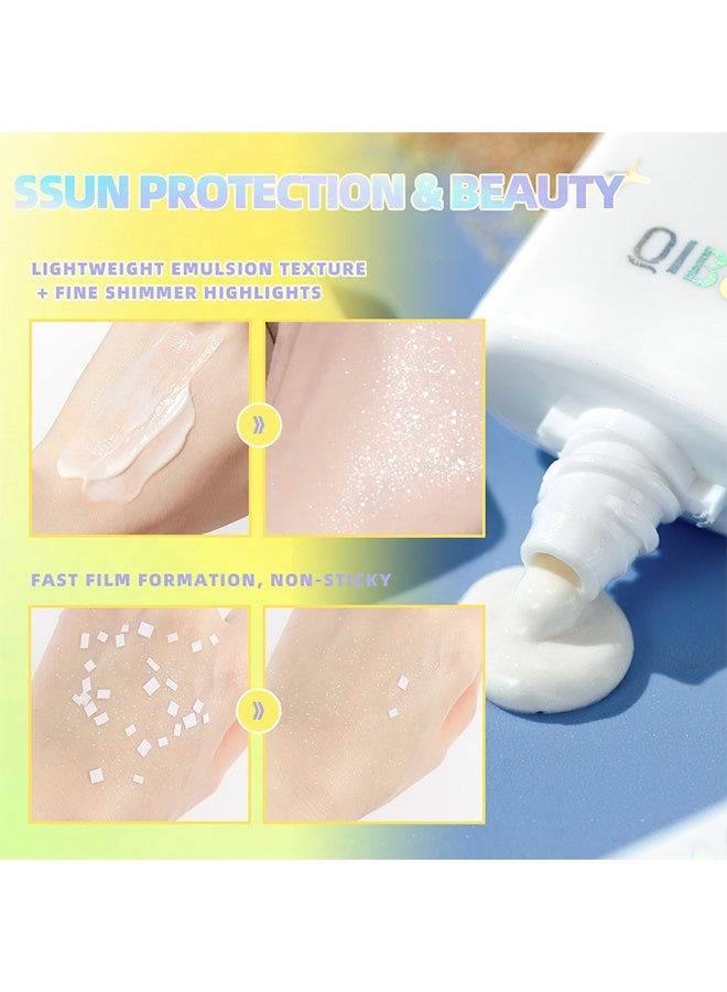 كيو آي بست برايمر لامع للوجه مع واقي من الشمس ، SPF 30 ، واقي من الشمس مرطب ، برايمر عزل طبيعي ومنعش وغير دهني - Image 5