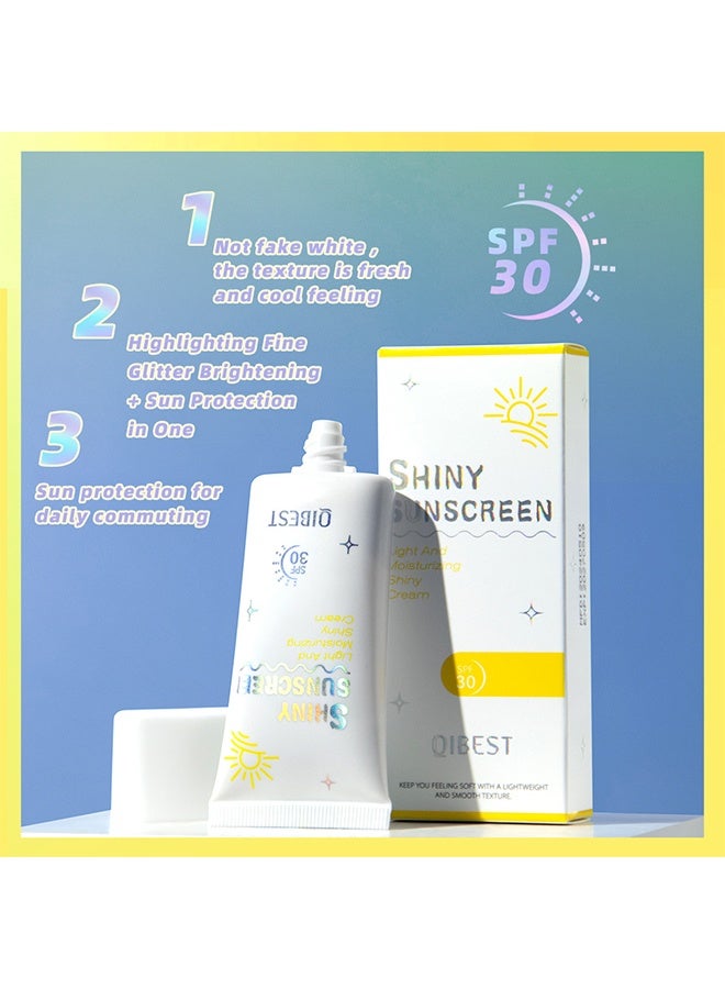 كيو آي بست برايمر لامع للوجه مع واقي من الشمس ، SPF 30 ، واقي من الشمس مرطب ، برايمر عزل طبيعي ومنعش وغير دهني - Image 4