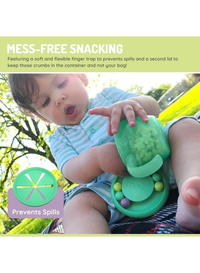 melii Snack Container - Safe, Spill-Proof, and Playful Food Storage with Educational Beads for Babies, Toddlers, and Kids - BPA-Free & Versatile Snacking Solution - Image 4