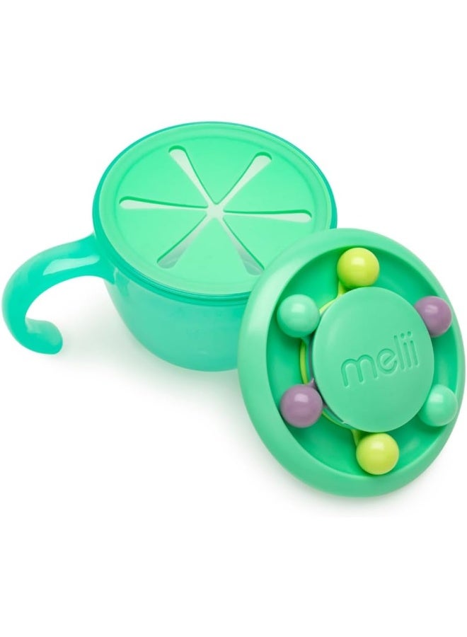 melii Snack Container - Safe, Spill-Proof, and Playful Food Storage with Educational Beads for Babies, Toddlers, and Kids - BPA-Free & Versatile Snacking Solution - Image 1