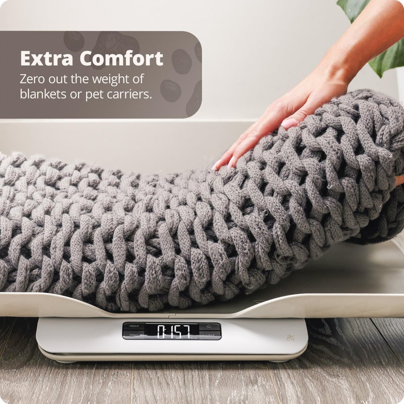 Greater Goods Digital Pet Scale, Accurately Weigh Your Kitten, Rabbit, or Puppy with a Wiggle-Proof Algorithm, Great Option as a Scale for Small Animals, Designed in St. Louis