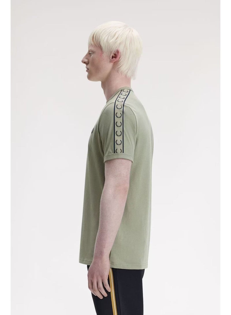 FRED PERRY Men's Short-Sleeve T-Shirt, Minimalist Casual Color-Blocking Trim Half-Sleeve Top - Image 2
