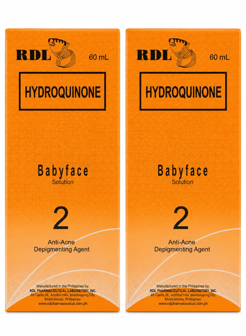 Pack Of 2 BabyFace No. 2 -60 ml