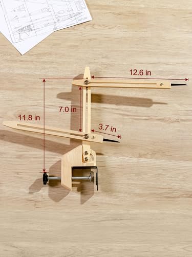 BKALEME Pottery Throwing Gauge, 2 Ways to Install, Compact Clip-on Pottery Throwing Stick, Pottery Ceramics Clay Tool for Making Repeat Forms, for Pottery Wheel & Forming Machine - Image 4