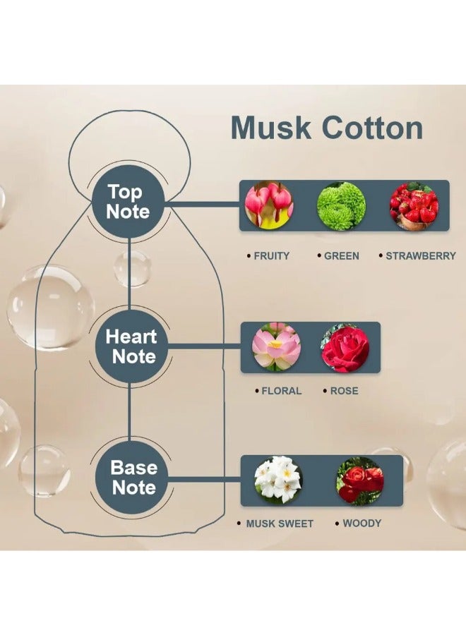 Otoori Musk Cotton by My Perfumes Eau De Parfum For Unisex - 80ml | Elegant Fragrance with Fruity and Floral Notes - Image 3