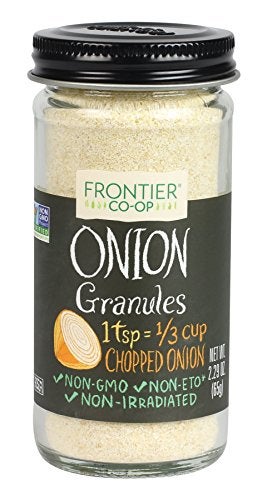 Frontier Natural Products Onion, White Granules, 2.29-Ounce - Image 1