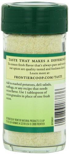 Frontier Natural Products Onion, White Granules, 2.29-Ounce - Image 3