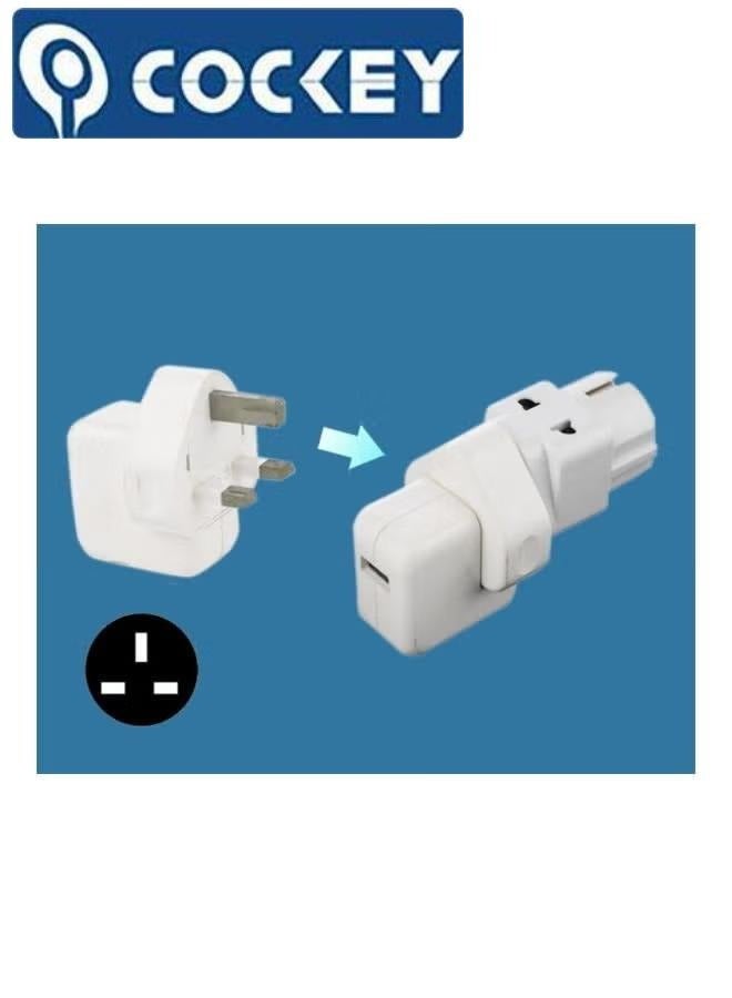 COCKEY niversal EU Plug Travel Adapter White（Pure copper） - Image 5