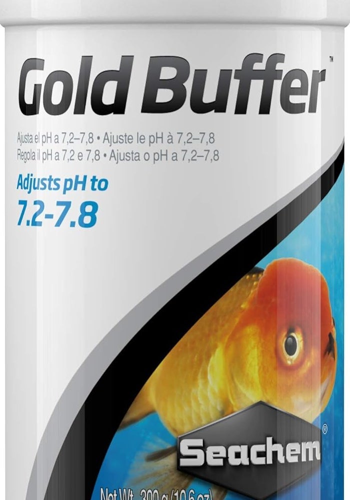 Seachem Gold Buffer for Goldfish - pH Adjuster, 300 g / 10.6 oz - Image 1