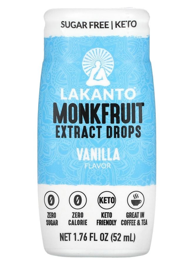 Monkfruit Extract Drops Vanilla 1.76 fl oz (52 ml)