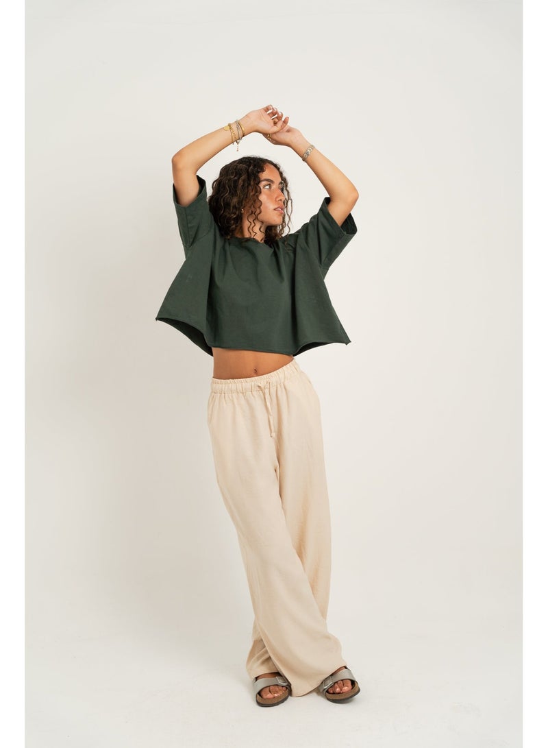 Alsace Women’S Linen Pants – Multicolour - Image 2