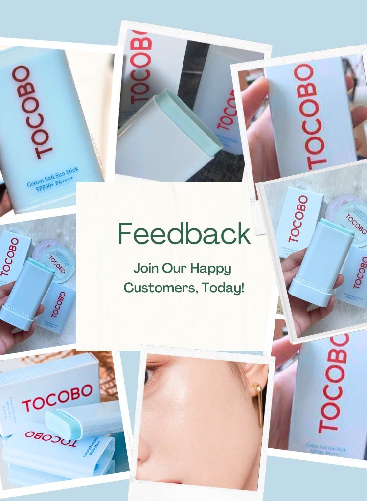 توكوبو TOCOBO Cotton Soft Sun Stick SPF50+ PA++ – واقي شمس خفيف بلمسة مات للبشرة الدهنية والحساسة - Image 2