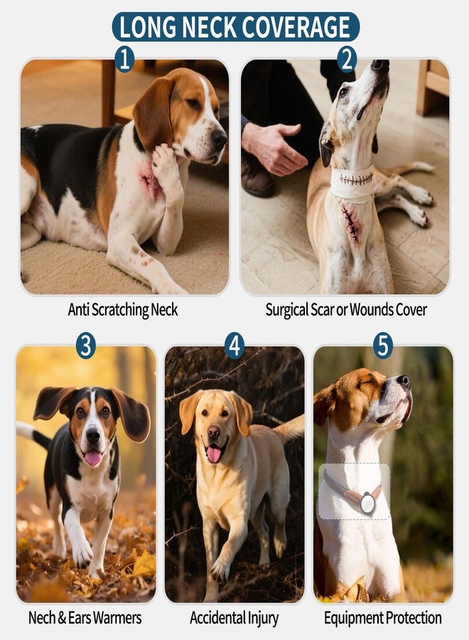 ROZKITCH Dog Anxiety Vest Calming Jacket with Hoodie Soft Dog Ears Cover, Warm Shirt with Ear Wrap for Fireworks Travel Vet Visit Separation Relief, Calming Shirt Wrap Green L - Image 4