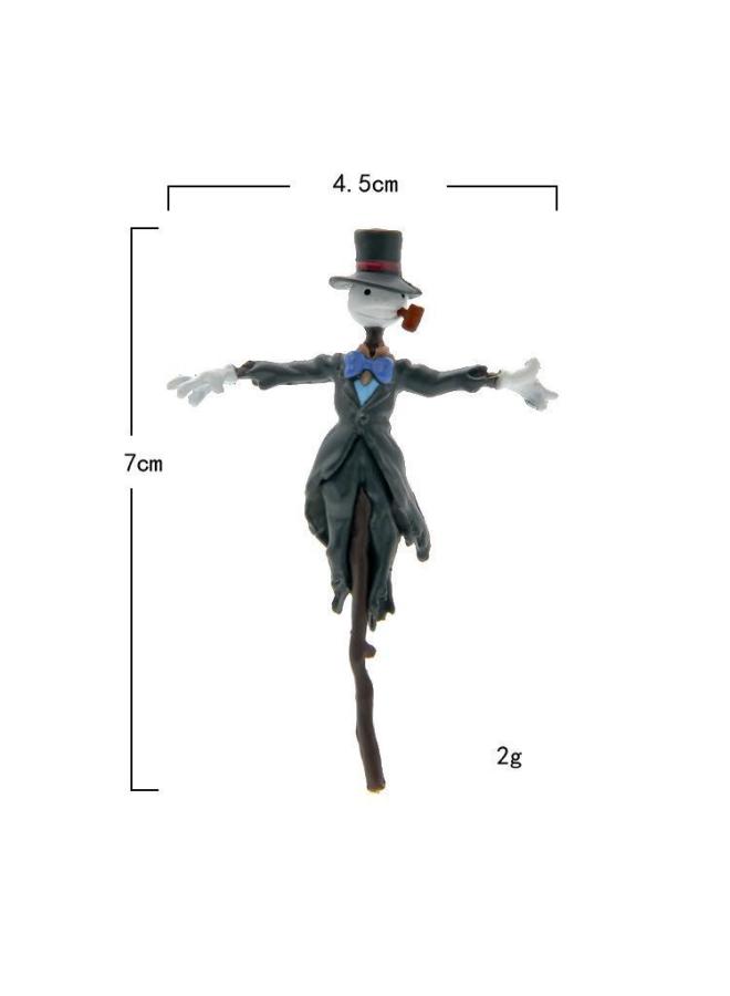 Micro-landscape Gardening Landscaping Doll Mobile Scarecrow Hand-made Model Hand-made Animation Ornaments-Color:Open Cap  - Image 5