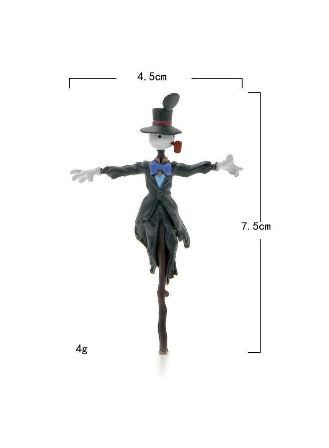 Micro-landscape Gardening Landscaping Doll Mobile Scarecrow Hand-made Model Hand-made Animation Ornaments-Color:Open Cap  - Image 1