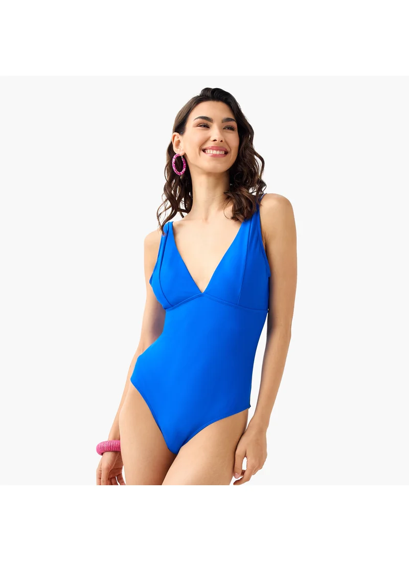 سبلاش فيڤ Sleeveless Swimsuit with V-neck