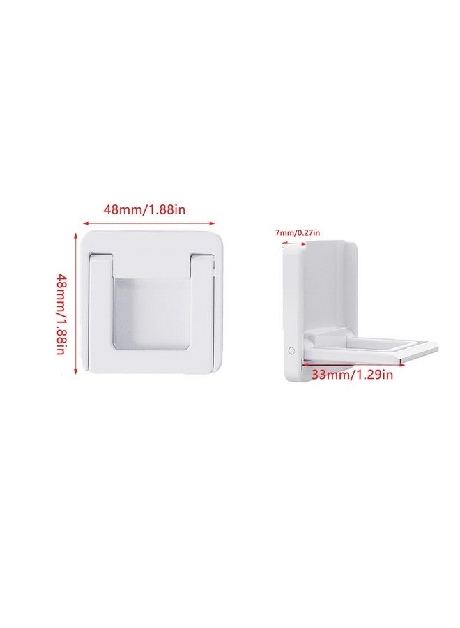 UtySty 2 Pack Sliding Door Lock Handle Foldable Sticky Safety Non Punching Grip Sticker for Slide Window Closet Cabinet Glass Doors Home Kitchen Washing Room Toilet - Image 2