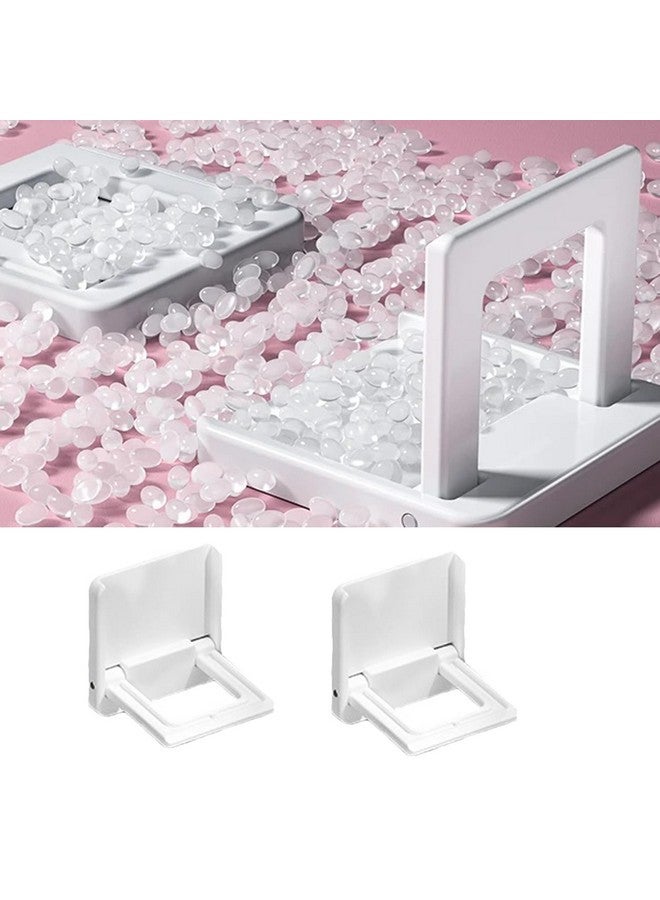 UtySty 2 Pack Sliding Door Lock Handle Foldable Sticky Safety Non Punching Grip Sticker for Slide Window Closet Cabinet Glass Doors Home Kitchen Washing Room Toilet - Image 5