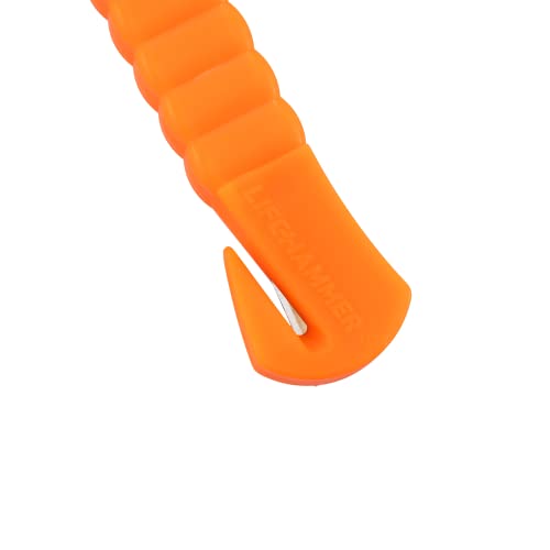 LifeHammer Brand Car Safety Hammer, The Original Emergency Escape and Rescue Tool with Seatbelt Cutter, Made in The Netherlands, Orange (2-Pack) - Image 5