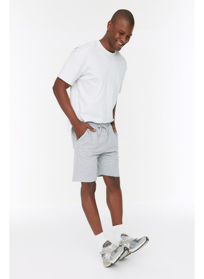 trendyol Gray Men's Regular Fit Shorts & Bermuda  - Image 1