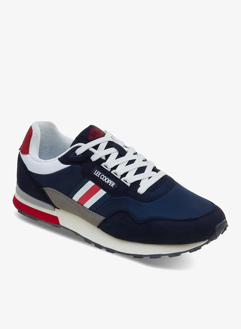 Lee Cooper Men Panelled Lace-Up Ortholite Sneakers