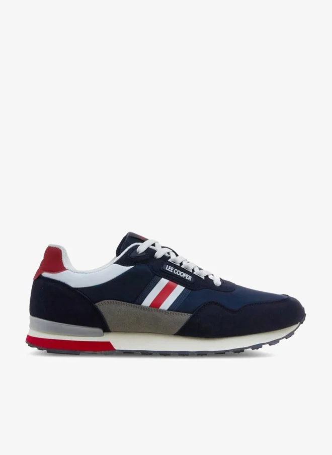 Lee Cooper Men Panelled Lace-Up Ortholite Sneakers