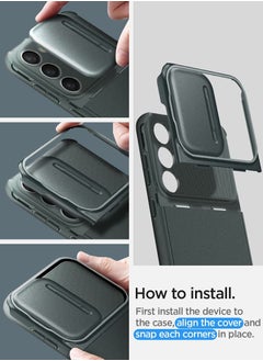 Spigen غطاء حماية Optik Armor لهاتف Samsung Galaxy S23 - أخضر داكن  - Image 5