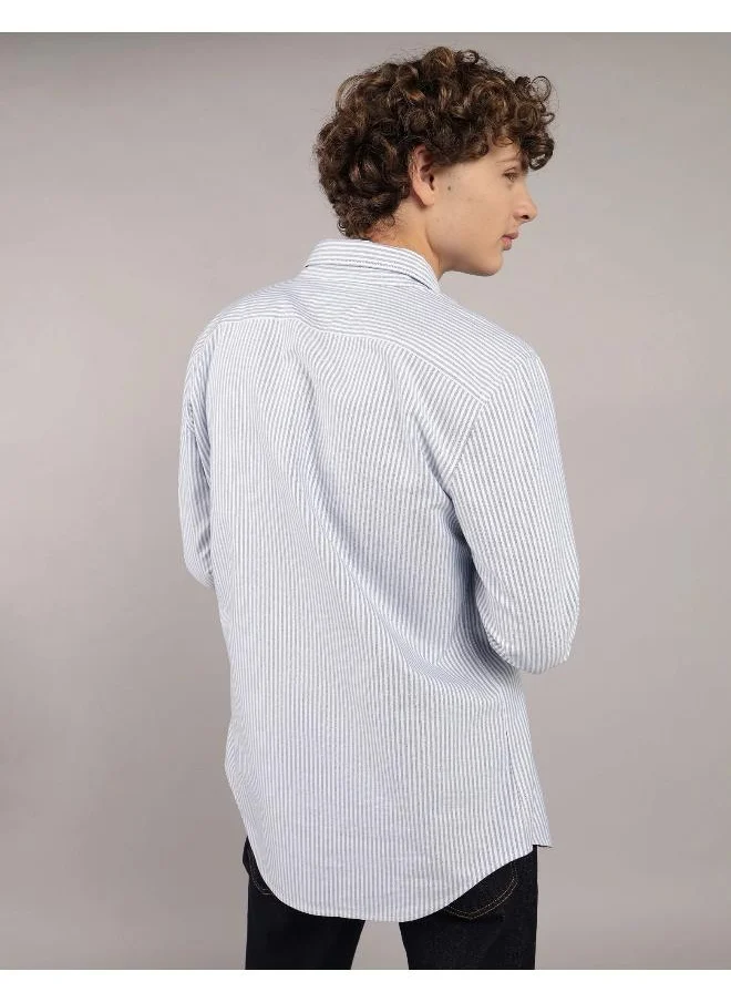 امريكان ايجل AE Slim Fit Everyday Oxford Button-Up Shirt