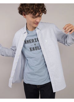 American Eagle AE Slim Fit Everyday Oxford Button-Up Shirt  - Image 3