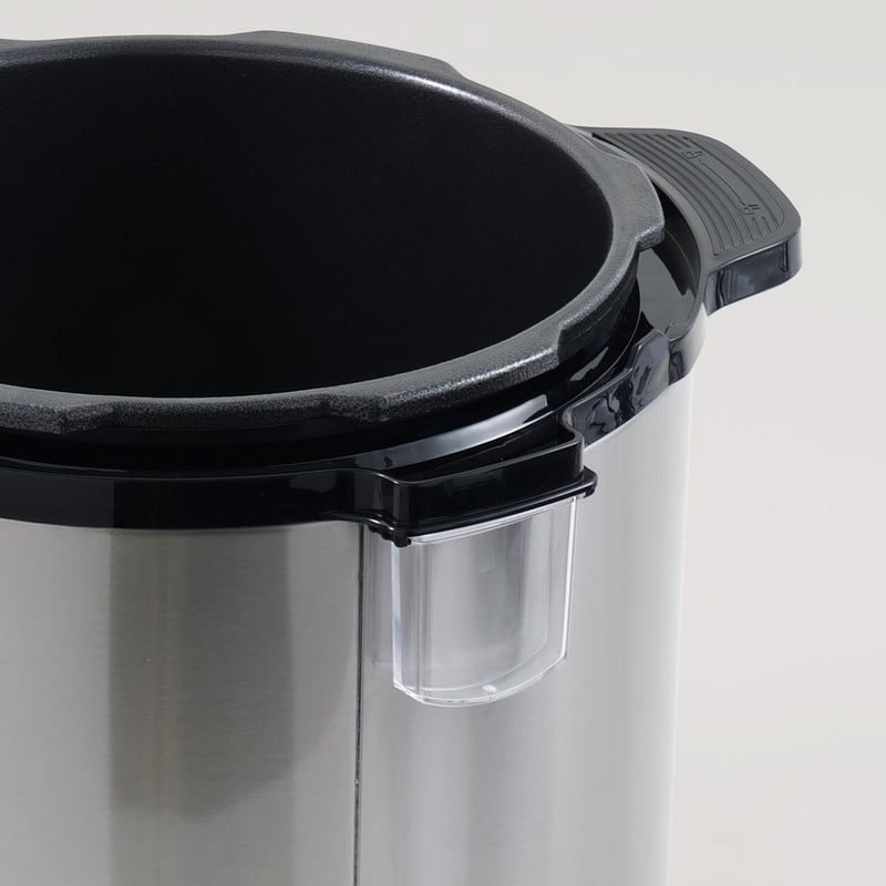 Alberto stainless steel electric pressure cooker 6L, 1000W, black - Image 4