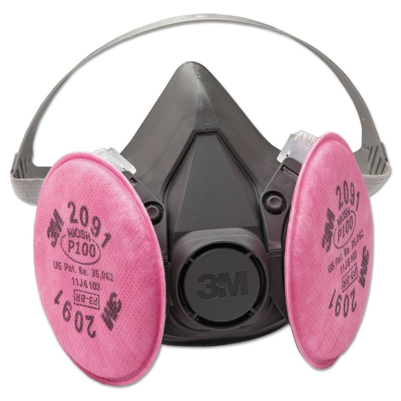 3M 6391 Half Facepiece Respirator 6000 Series, Reusable - Image 1