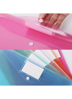 Mr. Pen Plastic Envelopes 10 Pack A4 Letter Size Assorted Colors Plastic Envelopes With Snap Closure Plastic Envelopes For Documents Document Envelope Poly Envelope File Envelopes  - Image 5