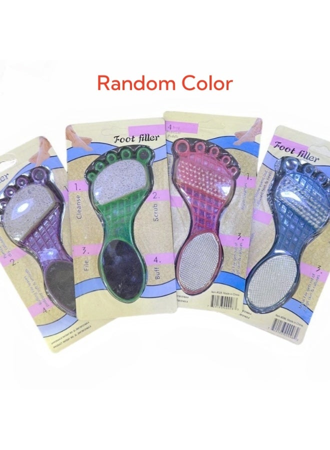 4-in-1 Multifunctional Foot File for Removing Dead Skin and Calluses, Pumice Stone Foot Exfoliating Brush, Double-Sided Foot Cleaning Brush - Image 4