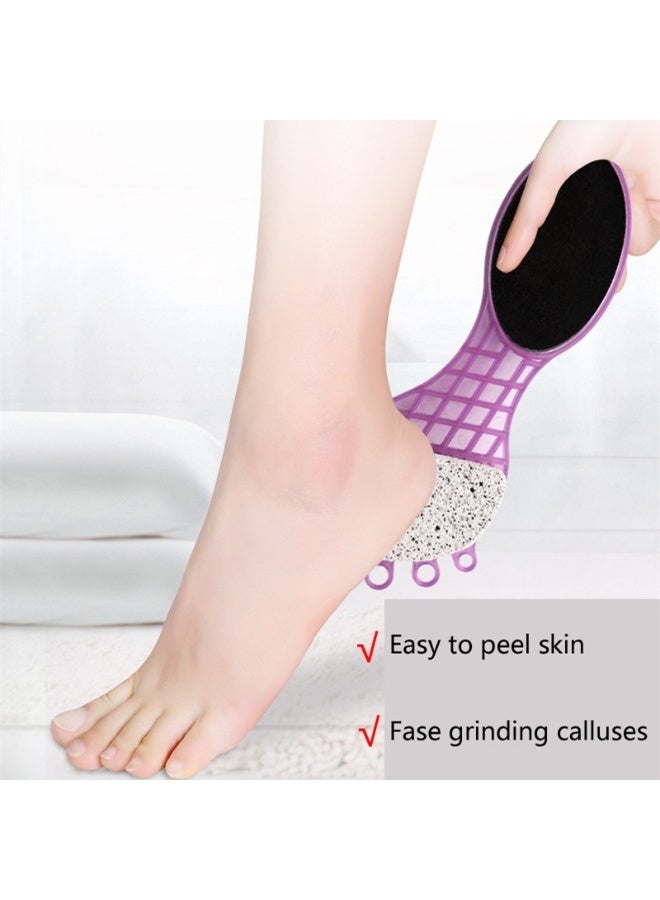 4-in-1 Multifunctional Foot File for Removing Dead Skin and Calluses, Pumice Stone Foot Exfoliating Brush, Double-Sided Foot Cleaning Brush - Image 2