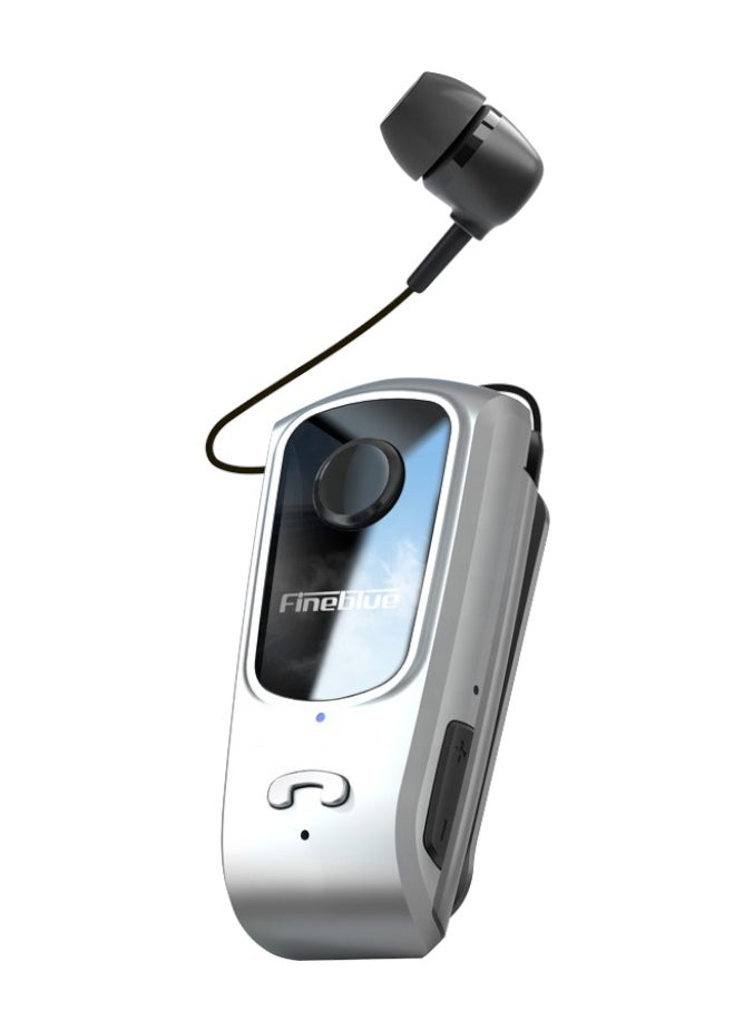 Fineblue - Fineblue F920 Clip-on Lotus Wireless Headset Bluetooth 5.3 Headphones with Mic Power Display Earbud Noise Cancelling Auriculares - Image 1