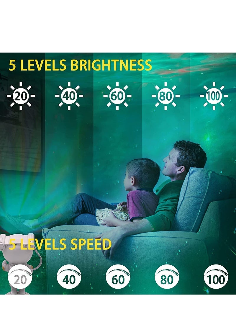 Space Buddy Projector, Astronaut Light Projector, Star Galaxy Night Lights, Nebula Galaxy with Timer and Remote, Kids Gaming Room Bedroom Decor, Christmas, Great Gift for Kids - Image 5