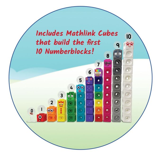 hand2mind MathLink Cubes Numberblocks 1-10 Activity Set, 30 Preschool Learning Activities, Counting Blocks, Linking Cubes, Educational Toys for Kids, Number Games, Math Manipulatives Kindergarten - Image 5